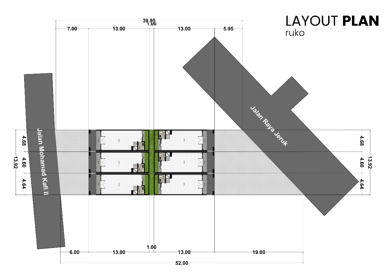 Layout Kawasan Ruko